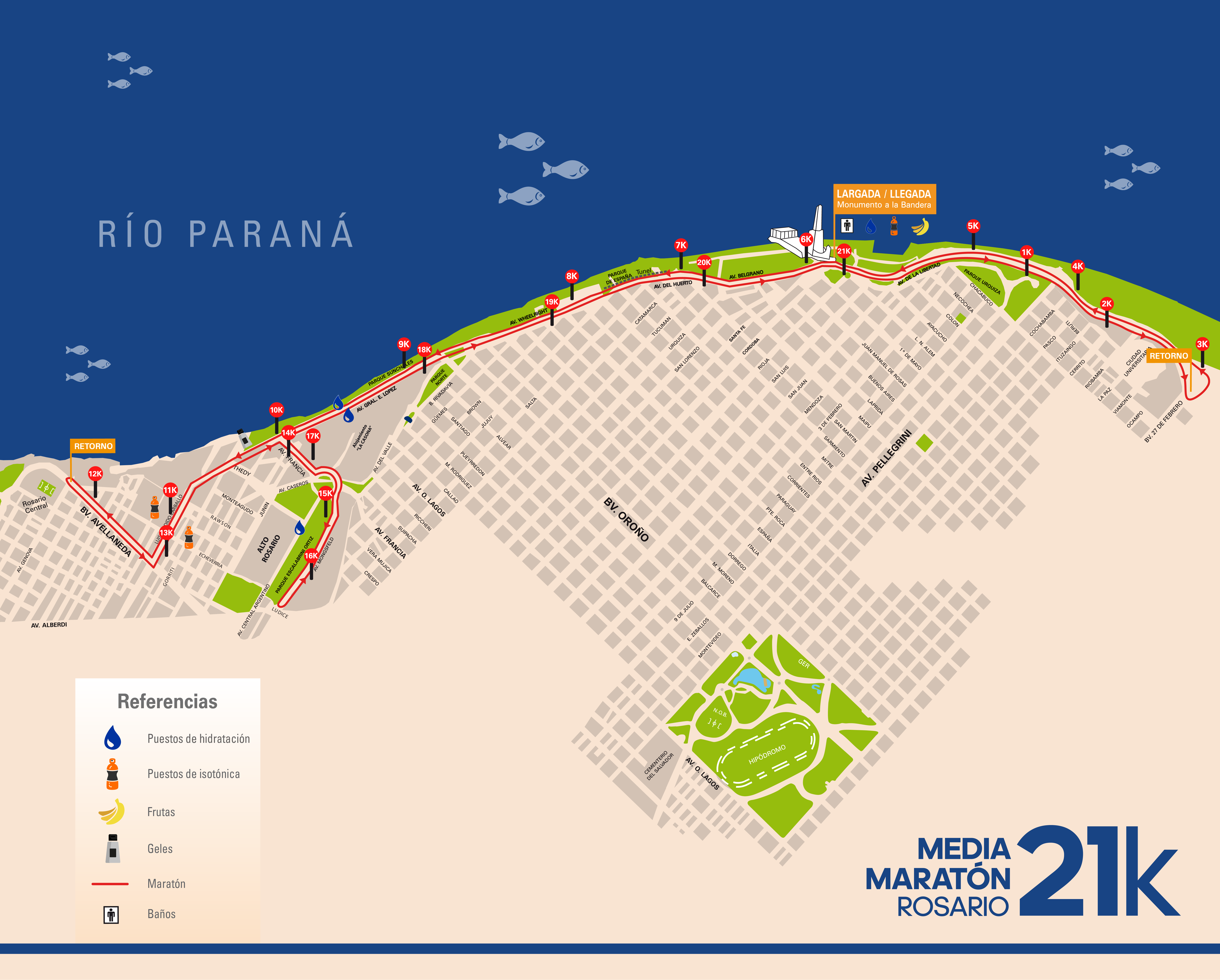 RECORRIDO_21k Rosario